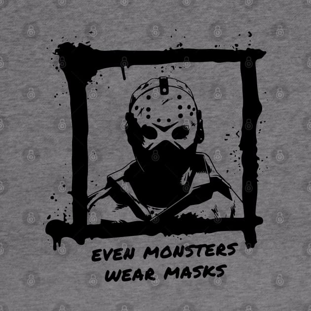 Even Monsters Wear Masks - Jason by hawkadoodledoo